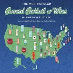 The Most Popular RTD Cocktails/ Wine in every state of the USA