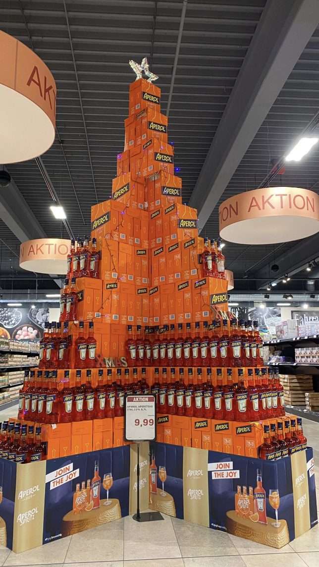 Aperol Christmas tree Campari Group Germany