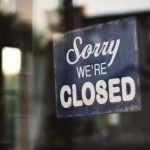 sorry we're closed sign hospitality SLTA Scotland