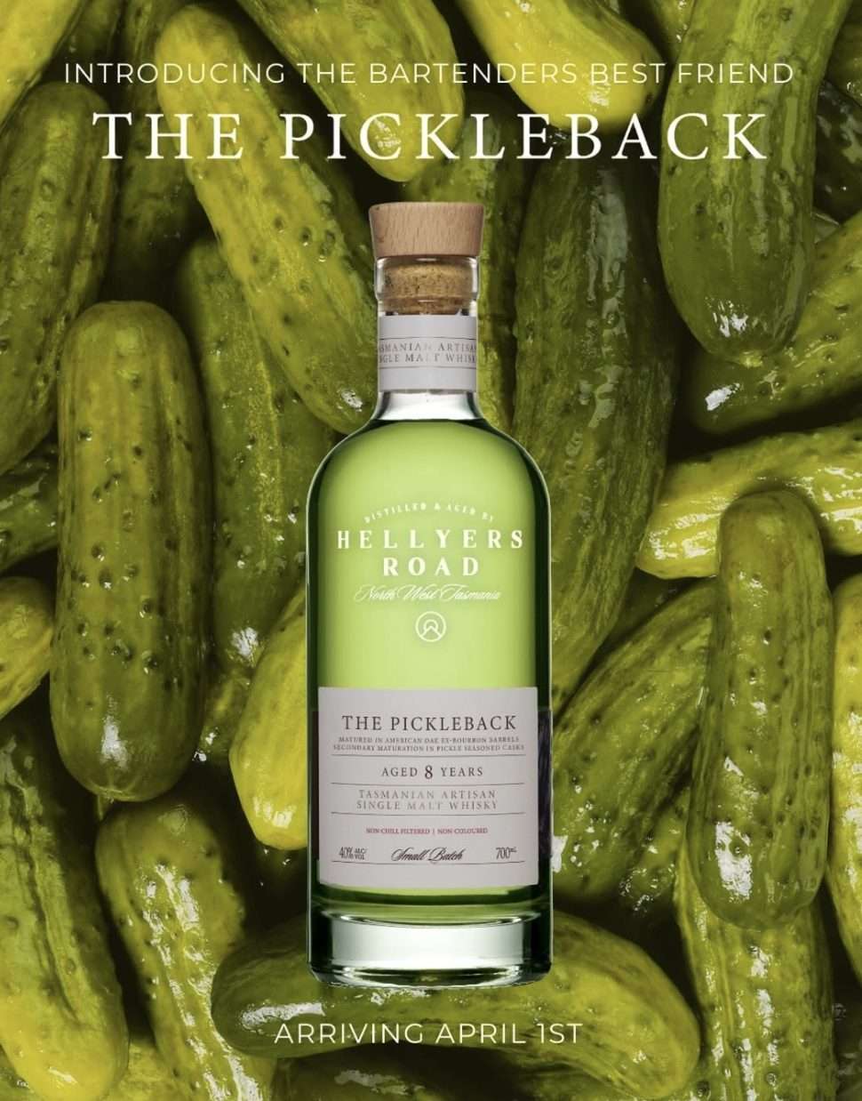 the pickleback hellyers road april fools day 2025 tasmanian single malt whisky australia