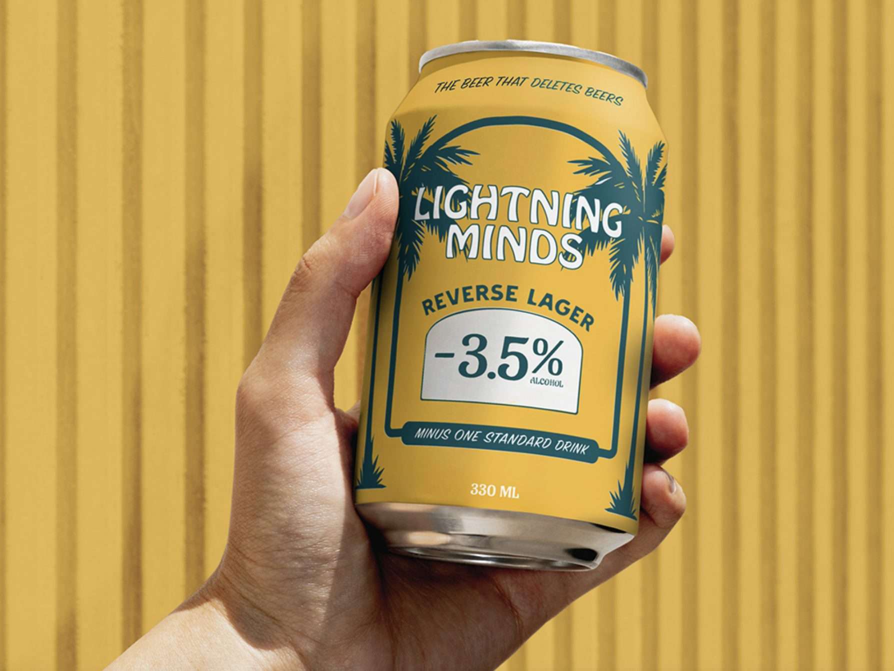 Lightning Minds Hypnosis Reverse Lager -3.5% abv april fools day 2025