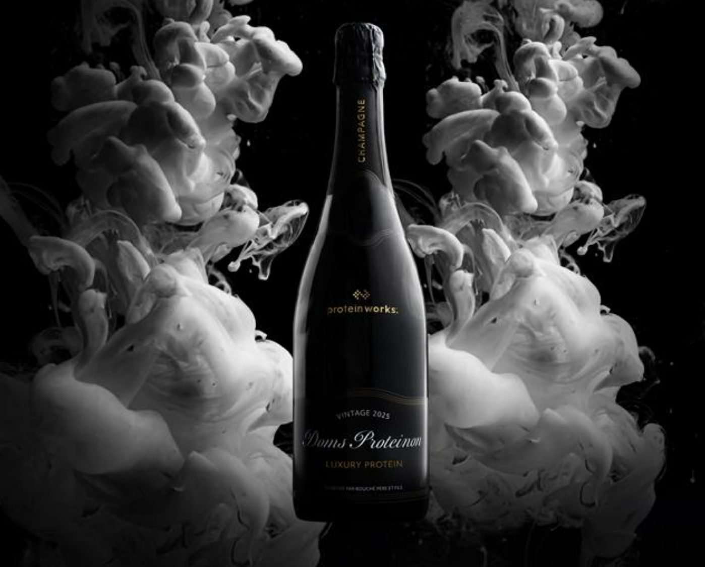 Doms Proteinon Protein Works alcohol free champagne april fools day 2025
