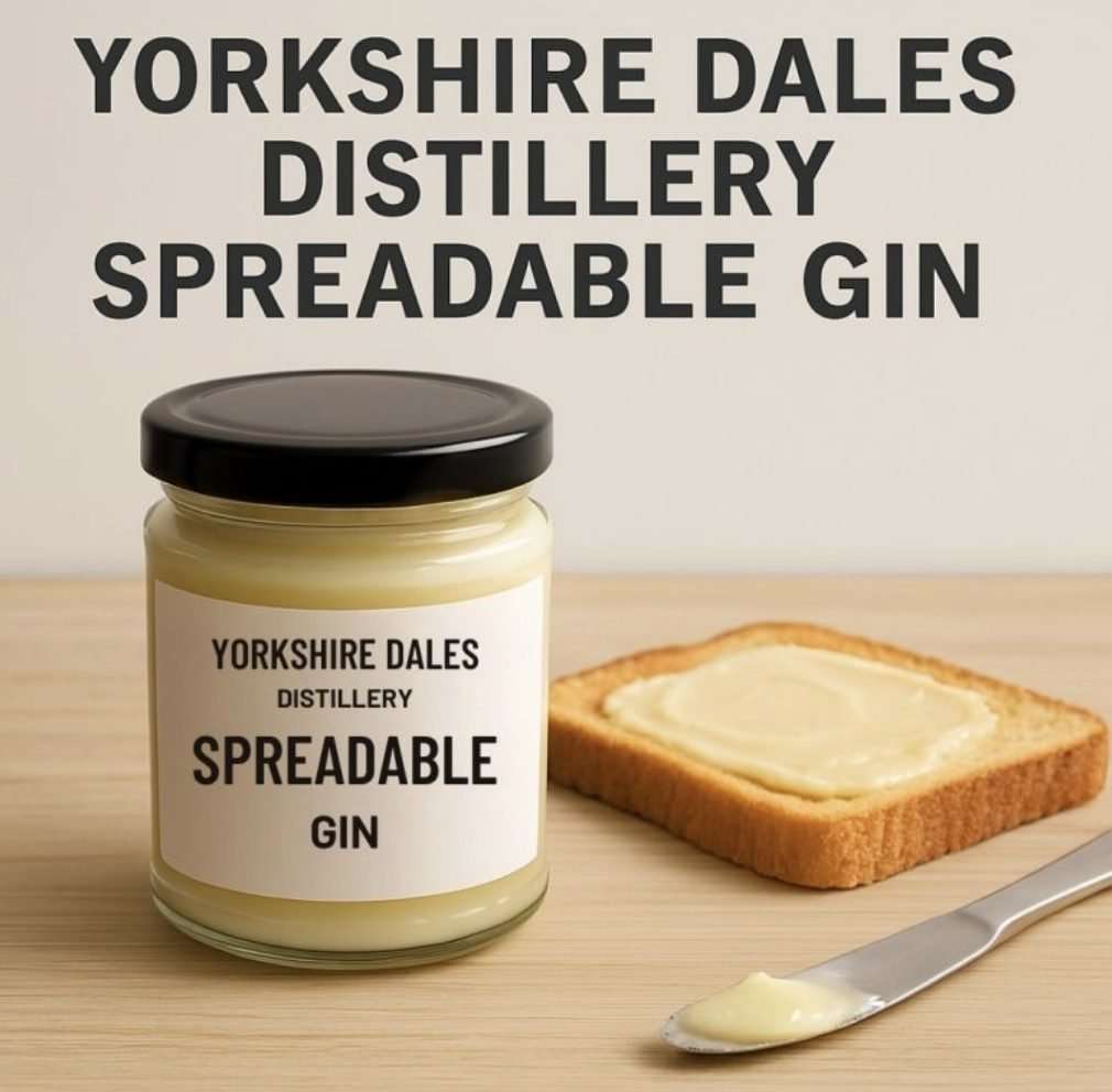 Yorkshire Dales Distillery Spreadable Gin april fools day 2025