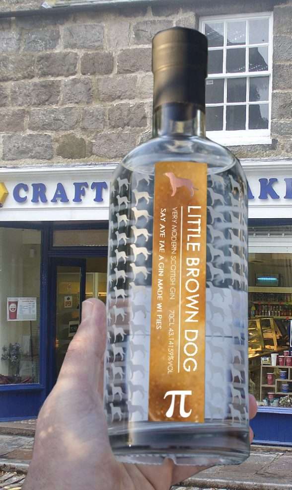 Little Brown Dog Spirits PI Gin april fools day 2025