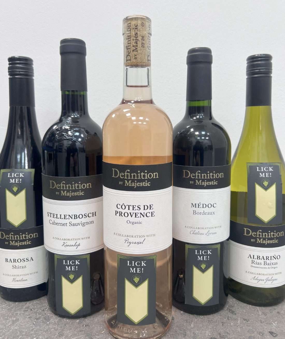 Majestic Wine Lickable Labels april fools day 2025