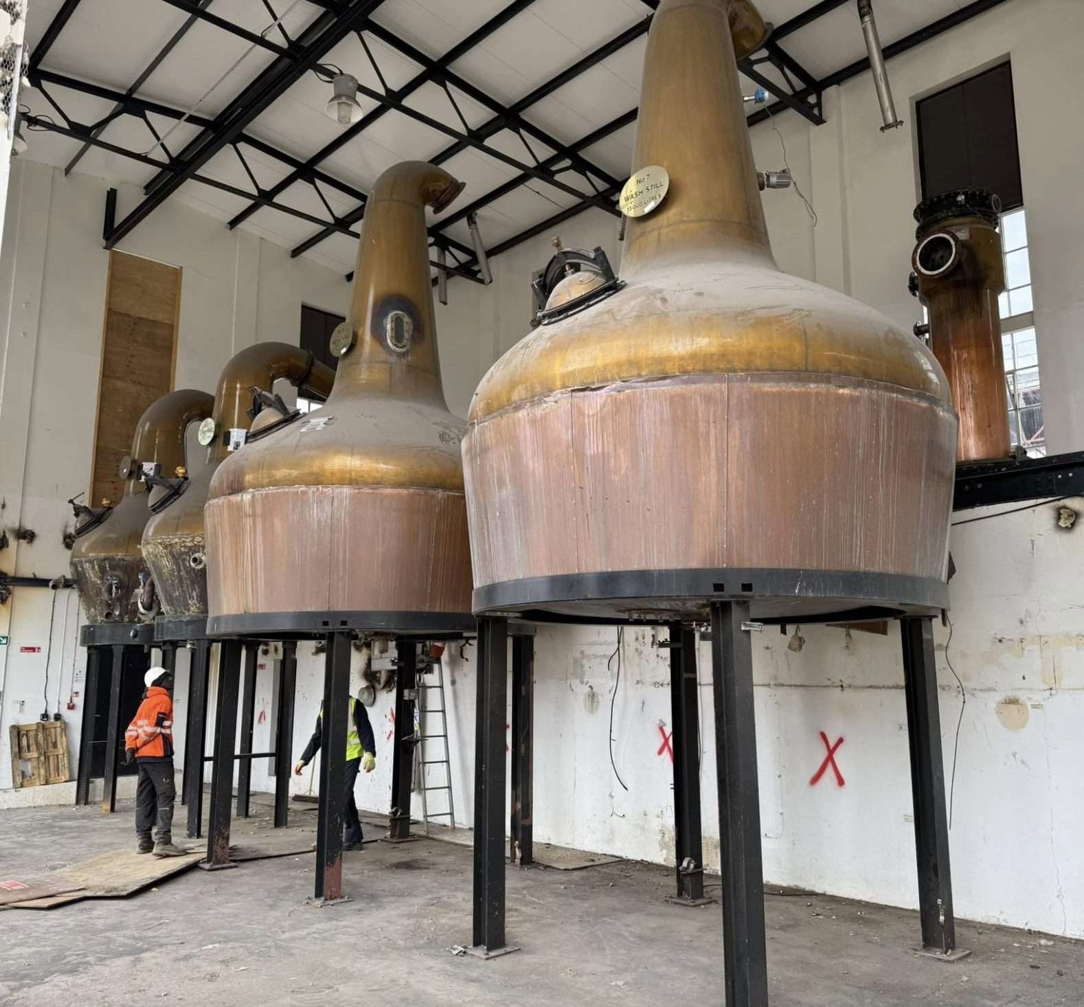 disused old macallan distillery demolition