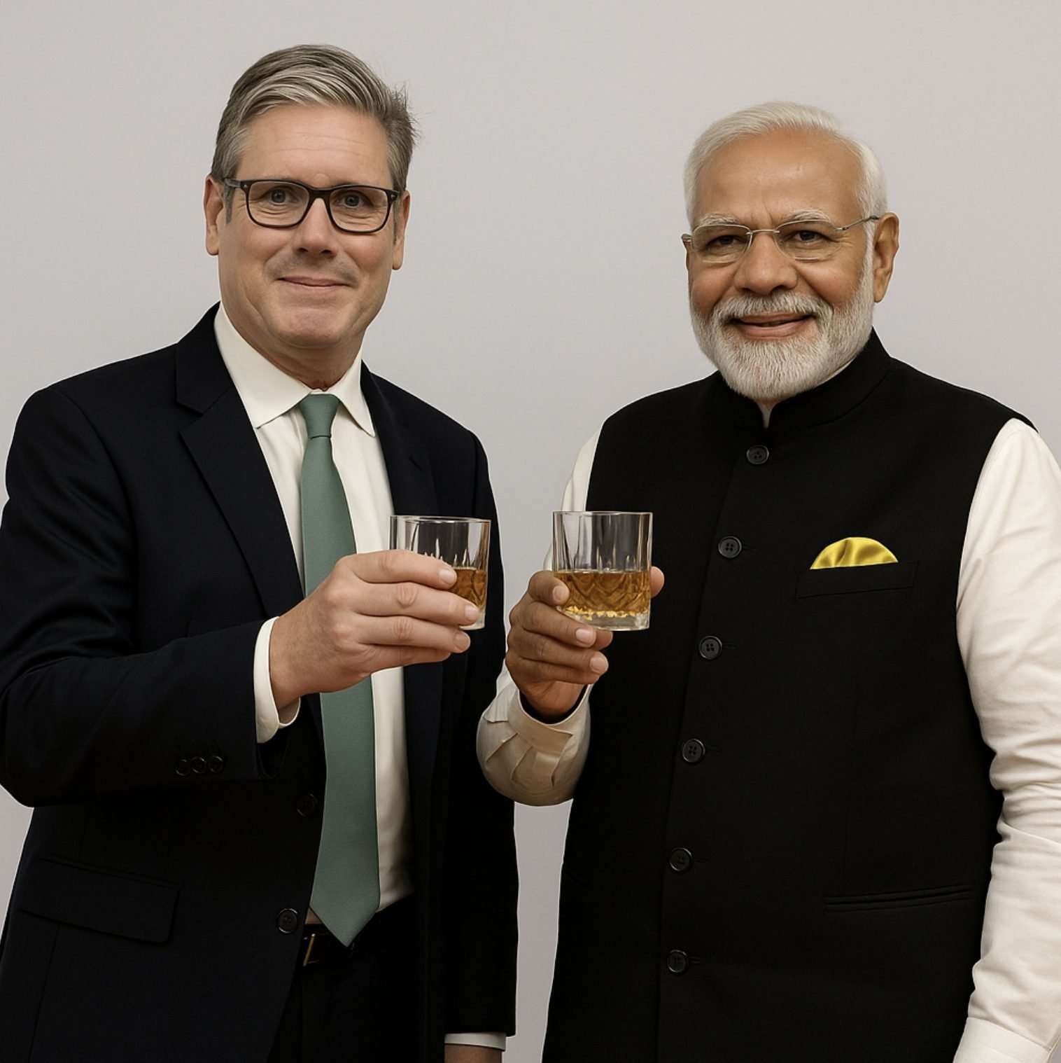 Sir Keir Starmer UK Prime Minister Narendra Modi India Prime Minister