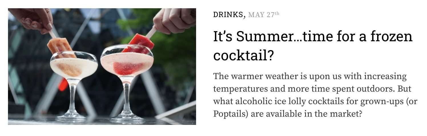frozen cocktail