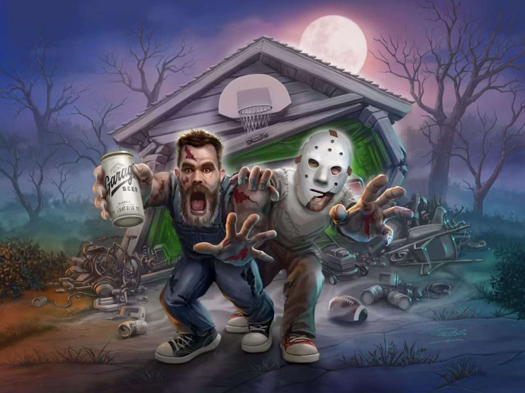 Garage Beer Halloween Limited Edition packs illustrated by Goosebumps' Tim Jacobus