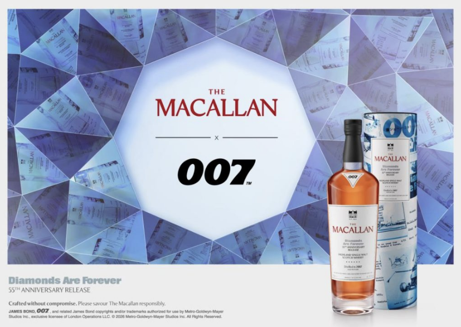 The Macallan Diamonds Are Forever 55th Anniversary Release.