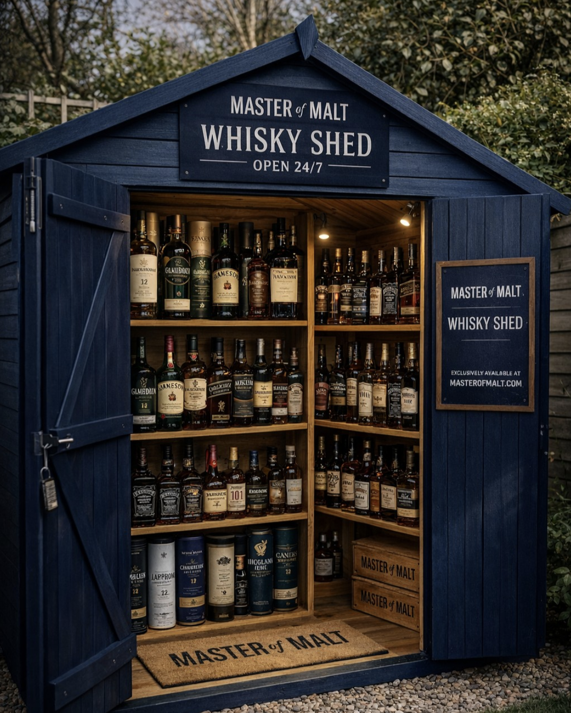 The Master of Malt Whisky Shed april fools