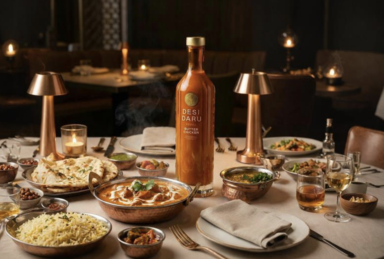 Desi Daru Butter Chicken vodka april fools