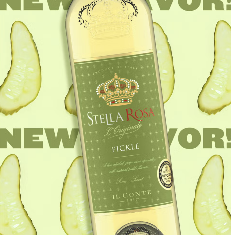 Stella Rosa pickle wine april fools