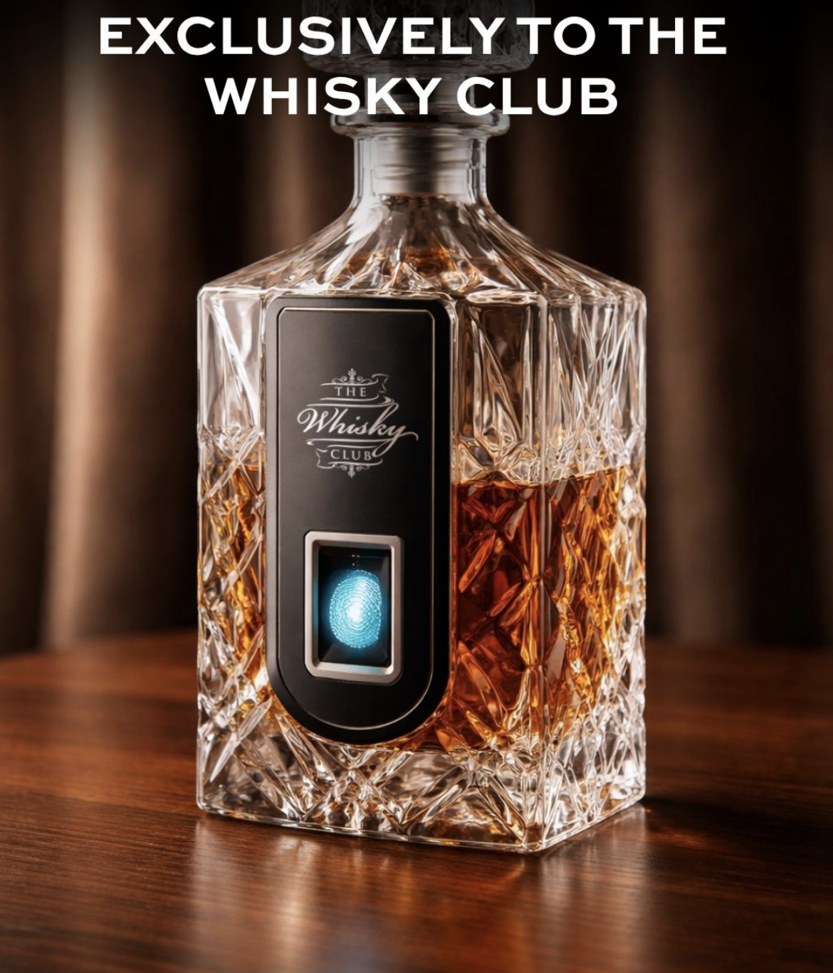 The Whisky Club BIOMALTRICS decanter april fools