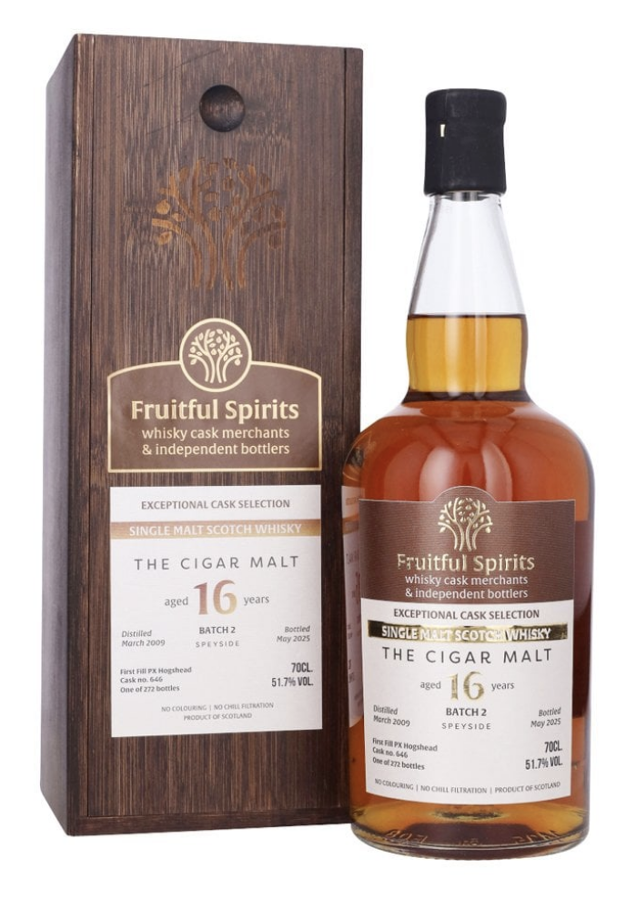 Fruitful Spirits The Cigar Malt 16 Year Old