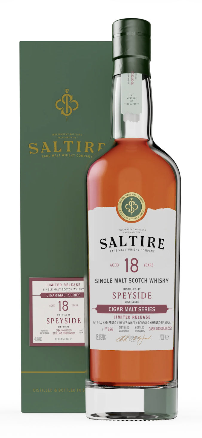 Saltire Rare Malt Speyside 18yo Cigar Malt Series