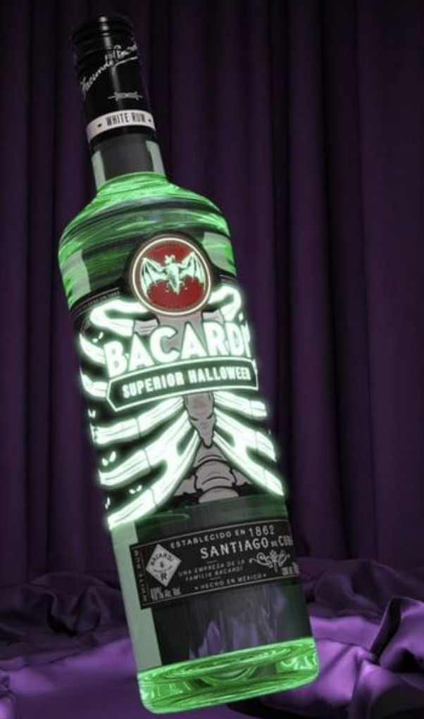 Bacardí Superior – Halloween 2026 Glow-in-the-Dark Ghost Bottle