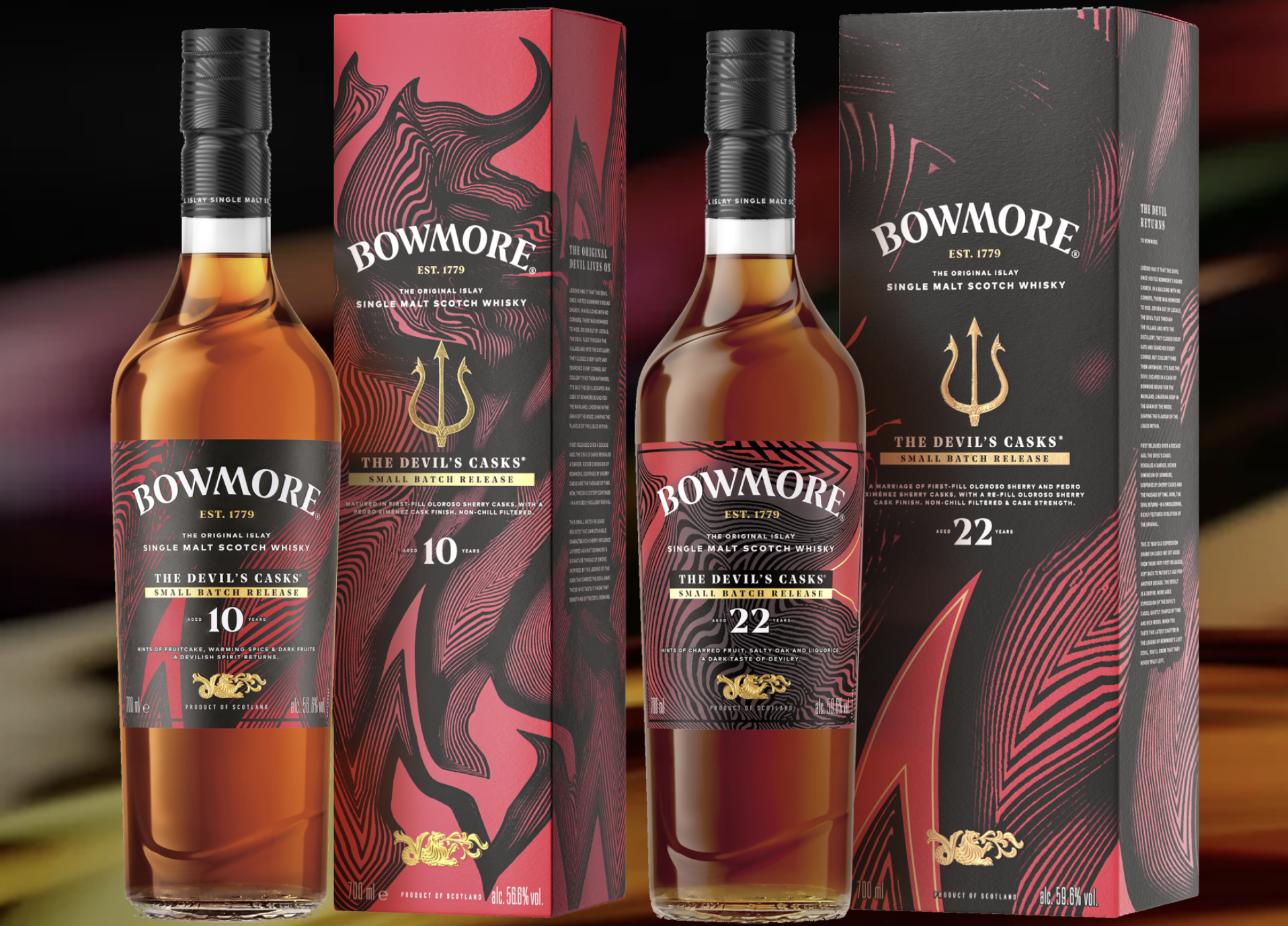 Bowmore Single Malt Scotch Whisky The Devil's Casks series